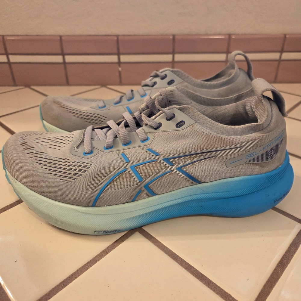 ASICS Gel-Kayano 31 Womens Running Shoes Grey Blue 1012B670 Size 9